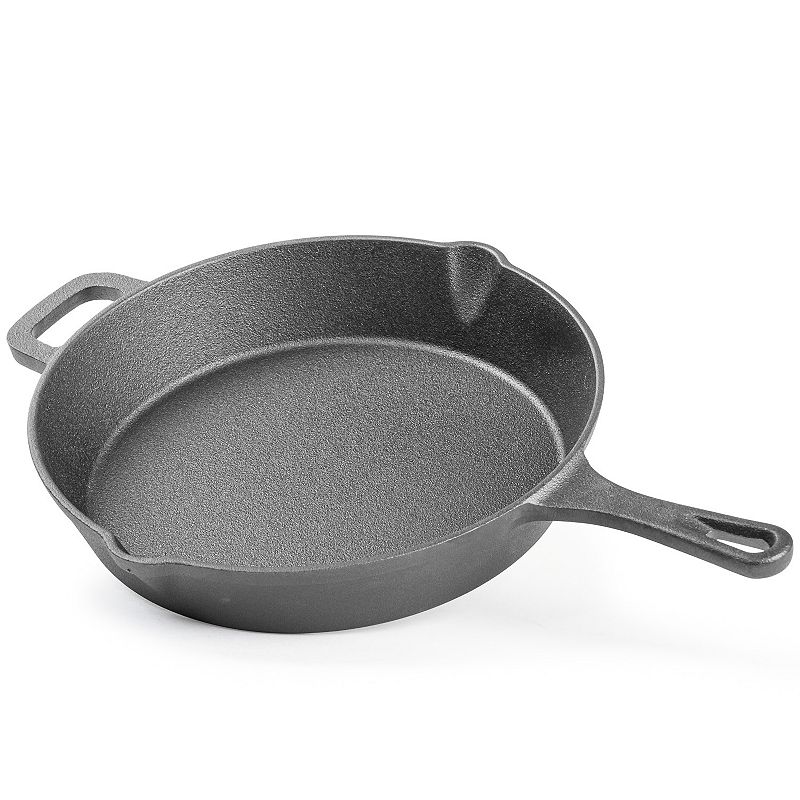 Heavy Duty Pre Seasoned Cast Iron Frying Pan， 10 Inch Fry Pan