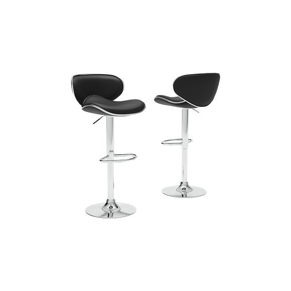 Ashley Furniture Pollzen Tall Upholstered Swivel Barstool (Set of 2) - 18