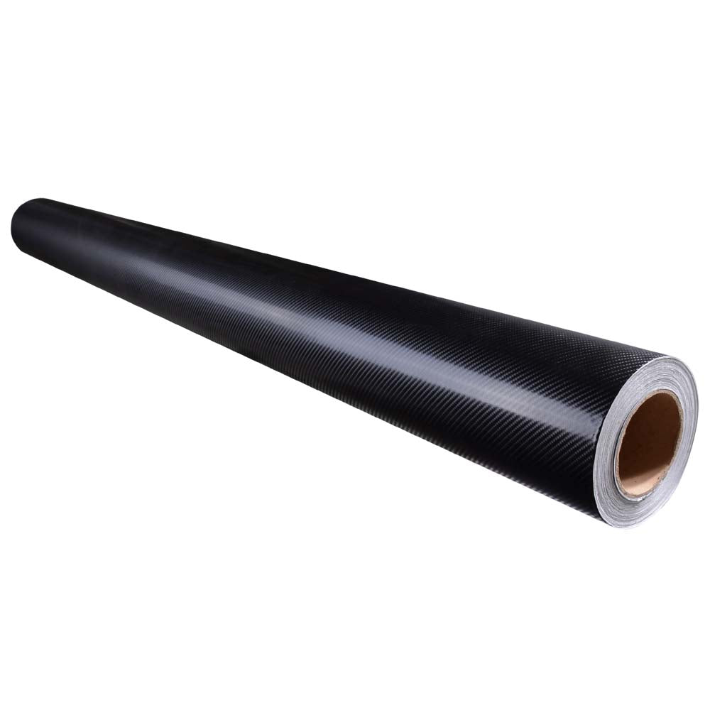 Yescom Carbon Vinyl Wrap Roll 5' x 100' Auto Car 4D Sticker Black