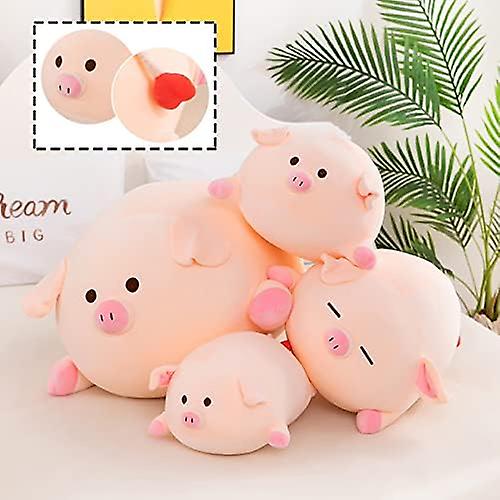 Pig Stuffed Animal Plush Hugging Pillow，23.7pig Stuffed Plush Pillows Hugging，fat Soft Cute Toy Birthday Gift Squishy Anime Marshmallow Fluffy Adults(