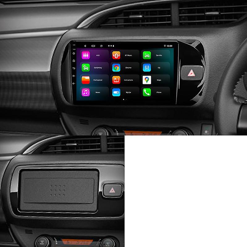 Android Smart Car Radio For Toyota Vitz 3 III XP130 2014 2019 Video Multimedia Stereo Player CarPlay