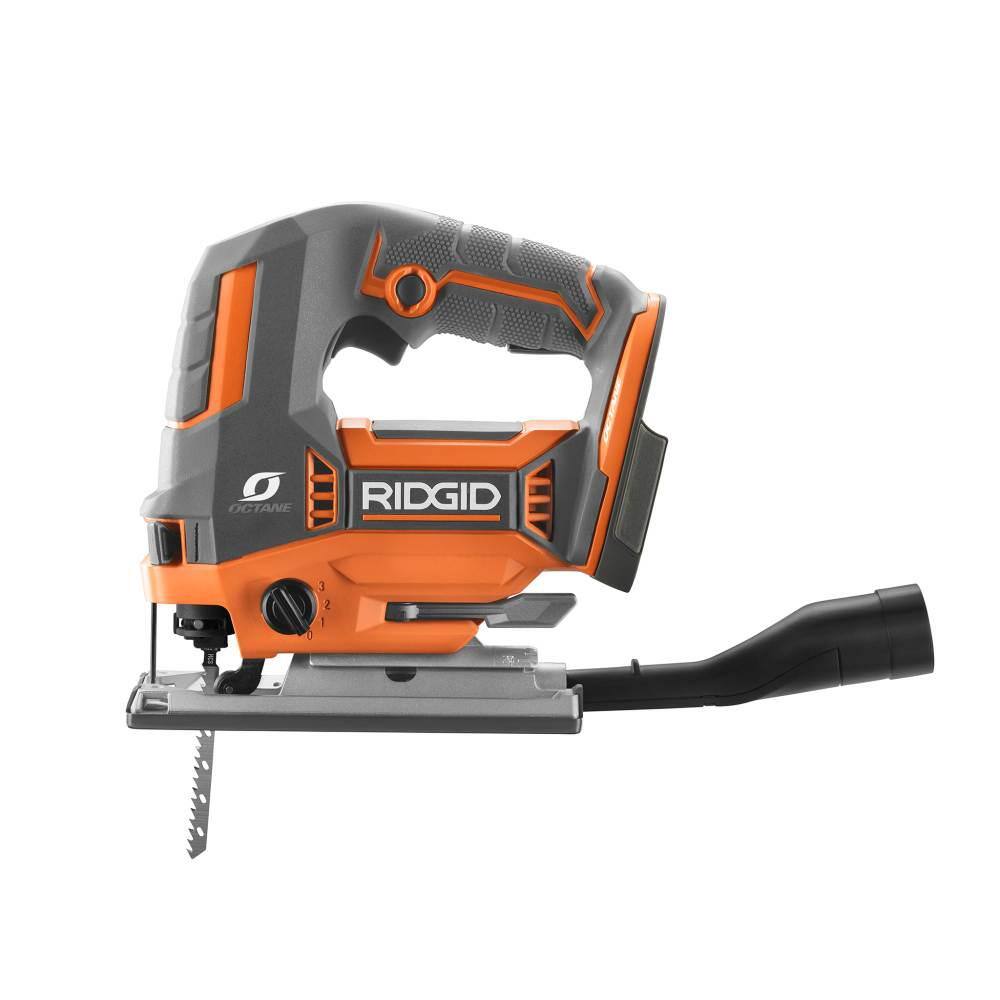 RIDGID 18V Brushless Cordless Jig Saw Kit with 4.0 Ah MAX Output Battery and Charger R8832B-AC9540