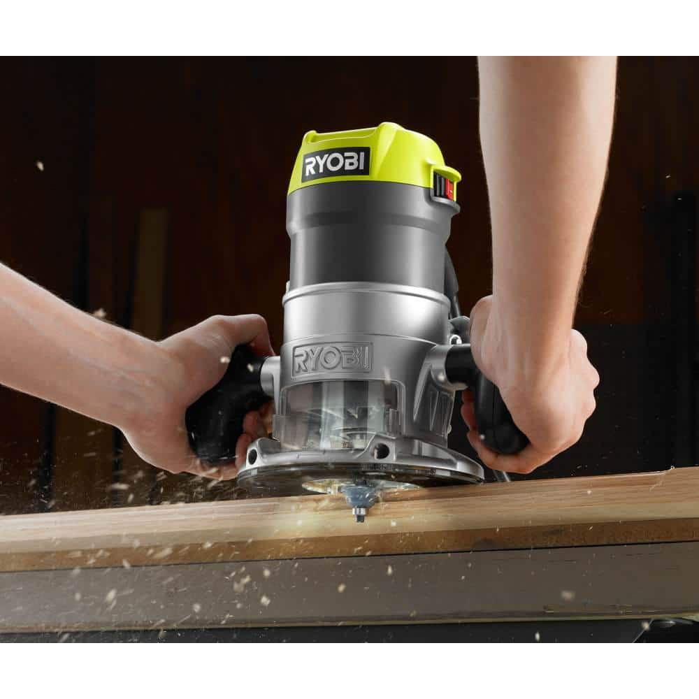 RYOBI 8.5 Amp 1-1/2 Peak HP Fixed Base Corded Router R1631K