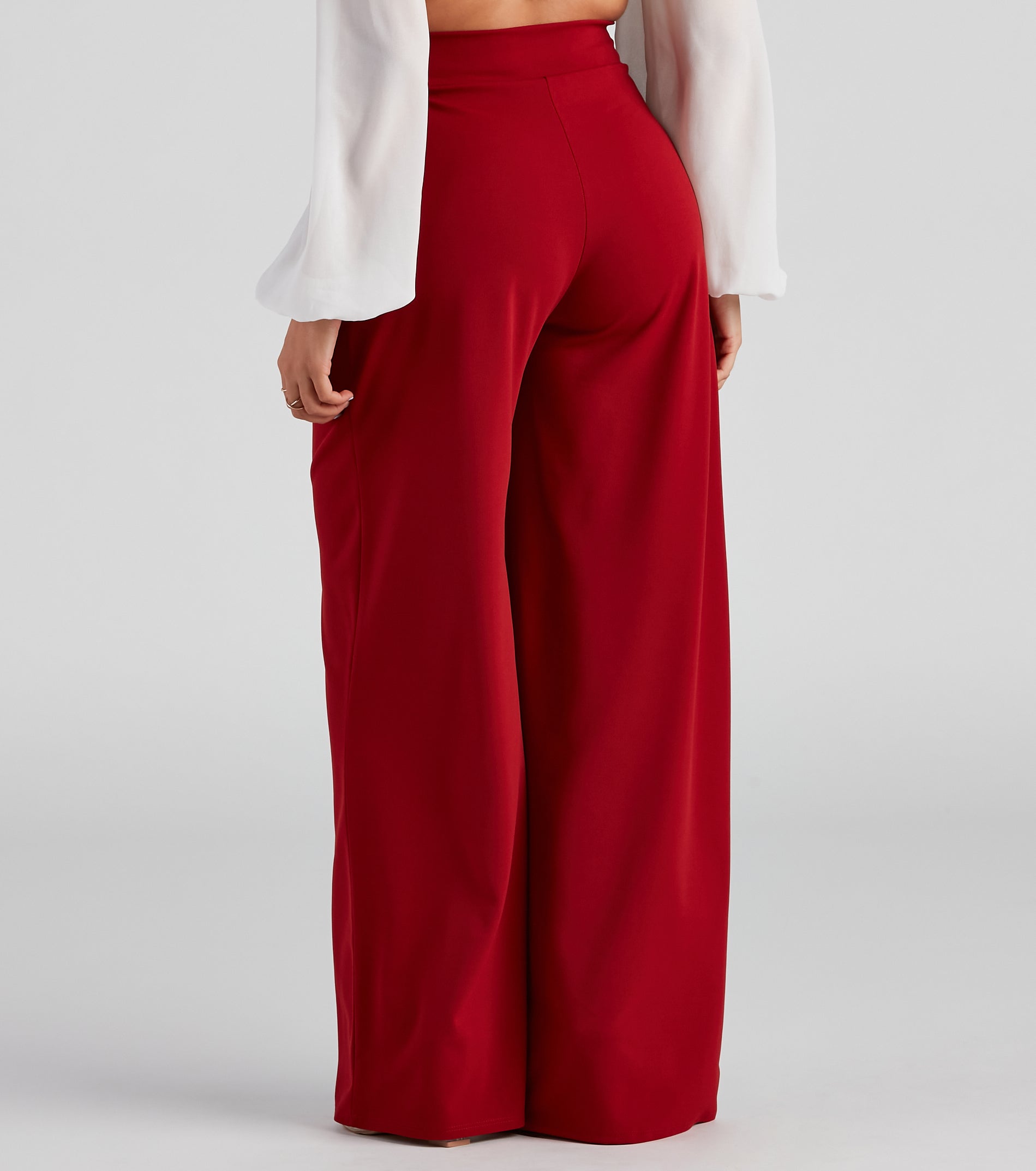 Chic Professional Wide-Leg Pants