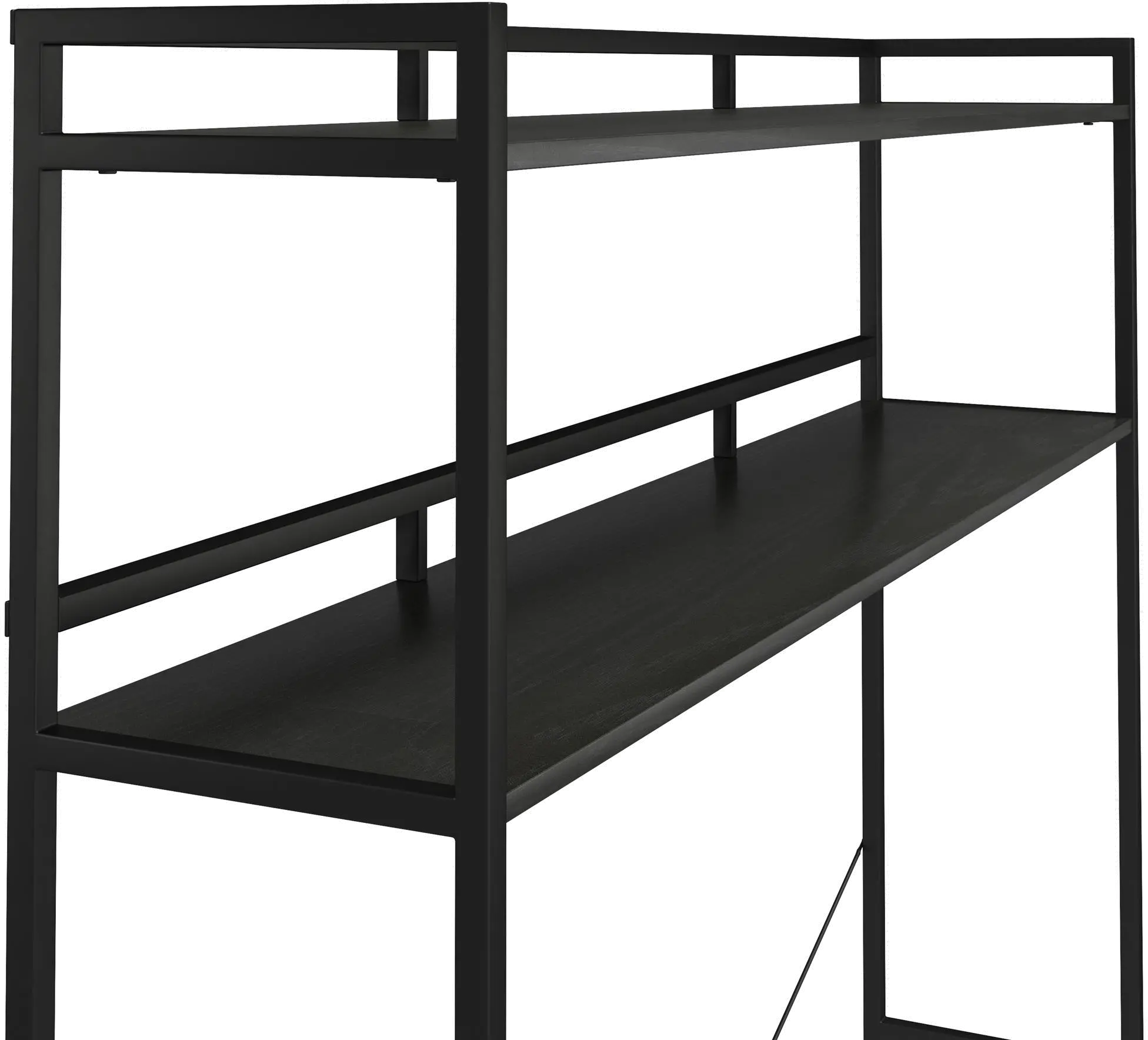 Beverly Black Over-The-Bed Storage for Full Beds