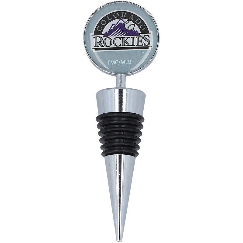 The Memory Company Colorado Rockies Stainless Steel Wine Stopper