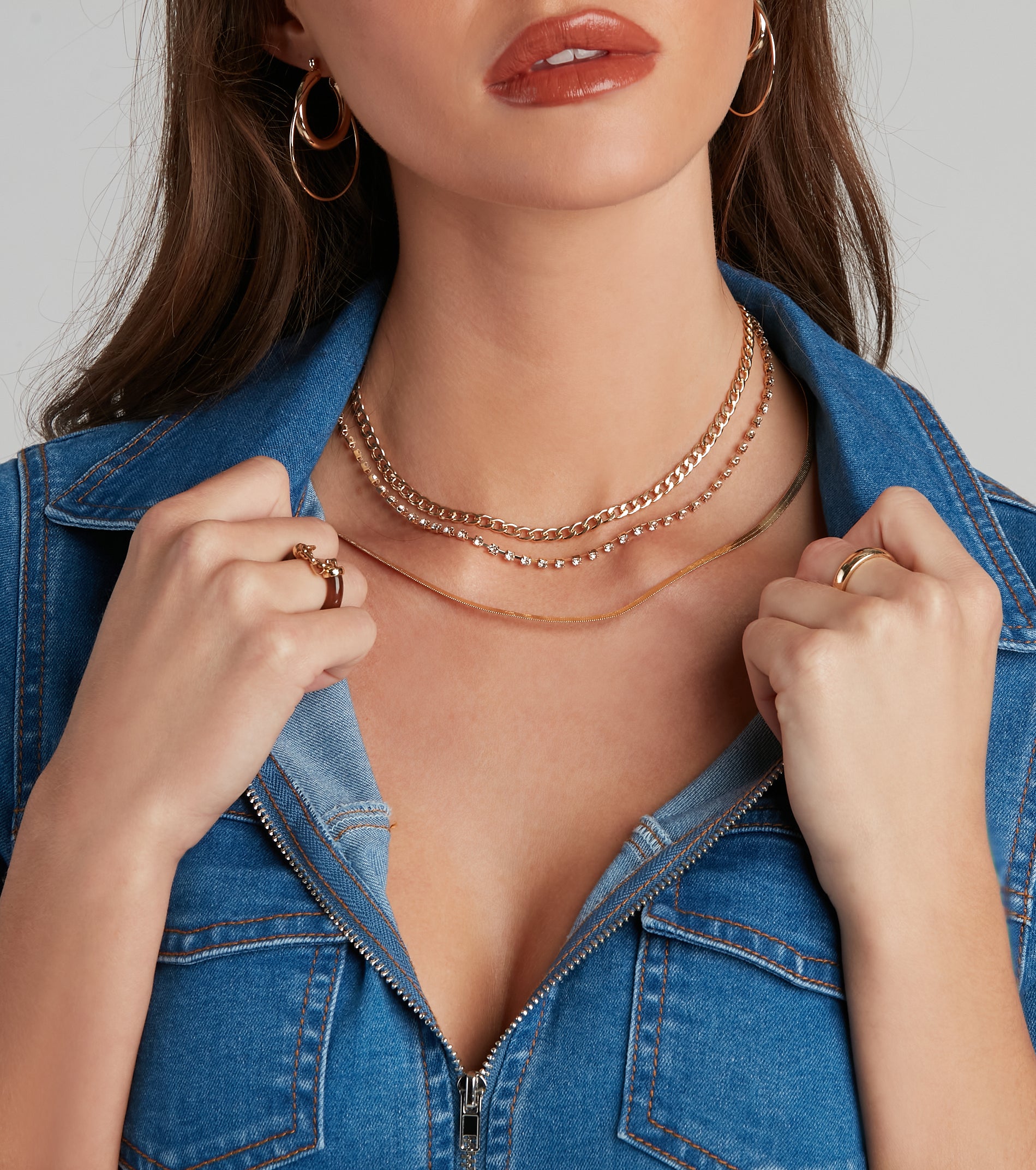 Summer Glow Rhine Layered Choker