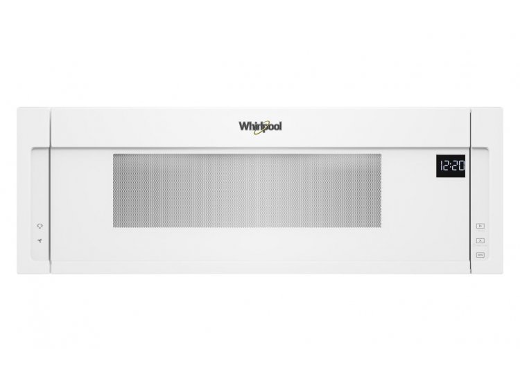 Whirlpool 1.1 Cu. Ft. White Low Profile Microwave Hood Combination