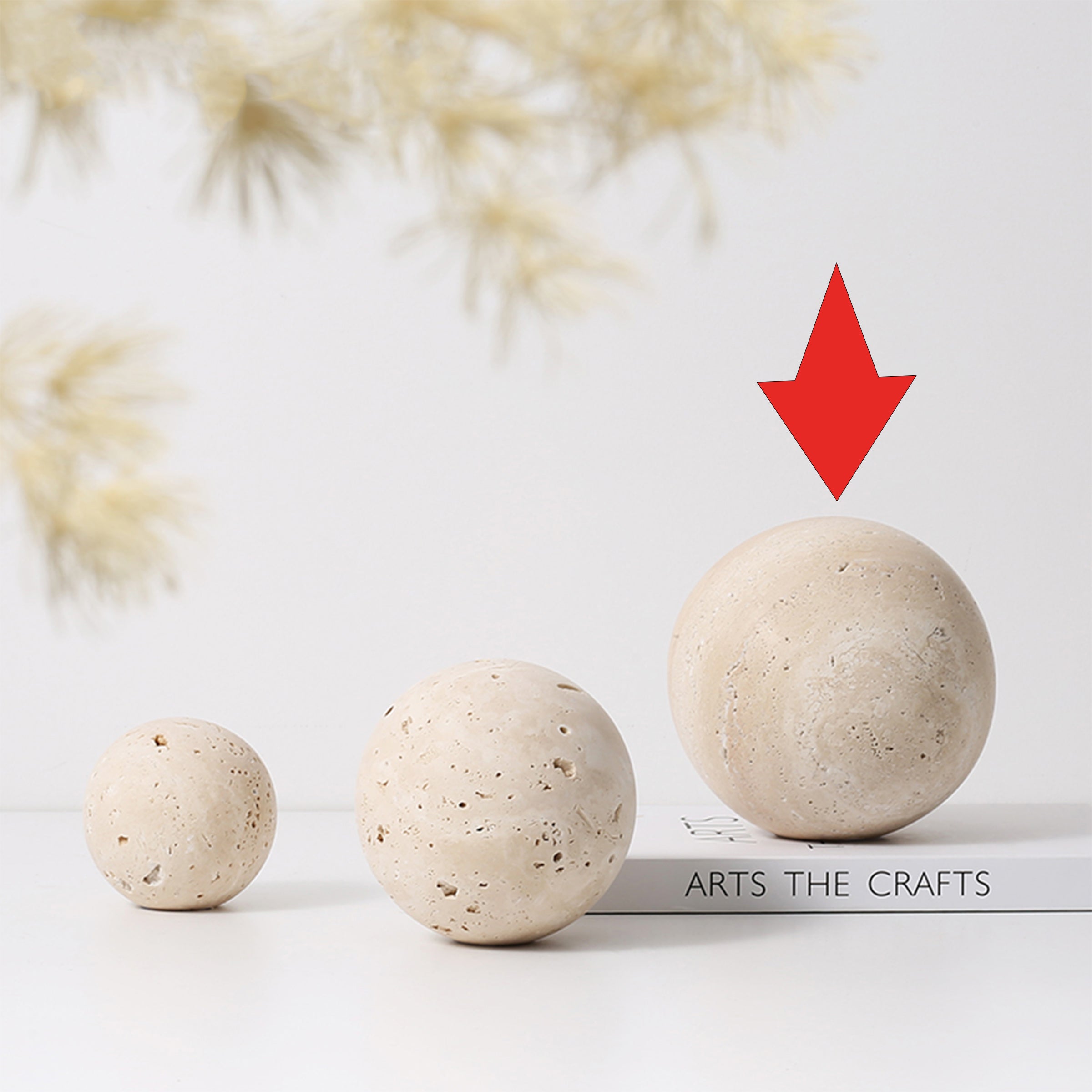 Beige Natural Stone Orb - A Fb-T2017A