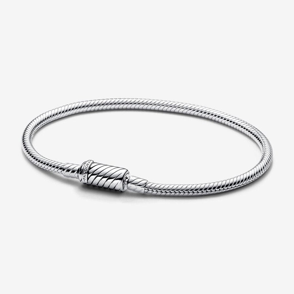 PANDORA  Pandora Moments Sliding Magnetic Clasp Snake Chain Bracelet - Sterling Silver