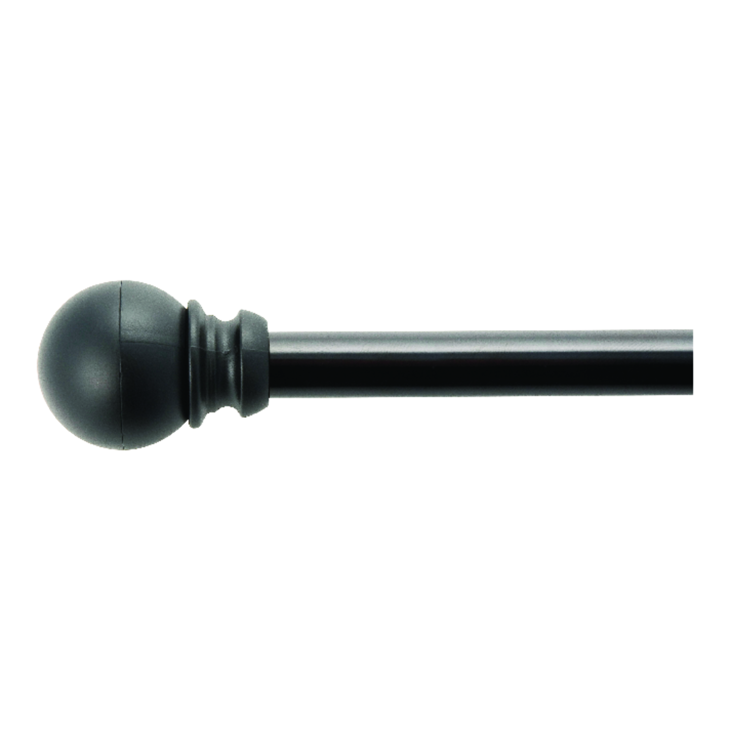 Kenney Brass Black Chelsea Cafe Rod 22 in. L X 40 in. L