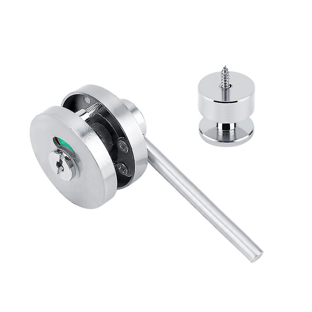 Zinc Alloy Door Lock Bolt Vacant Engaged Privacy Indicator Lock for Public Toilet Restroom