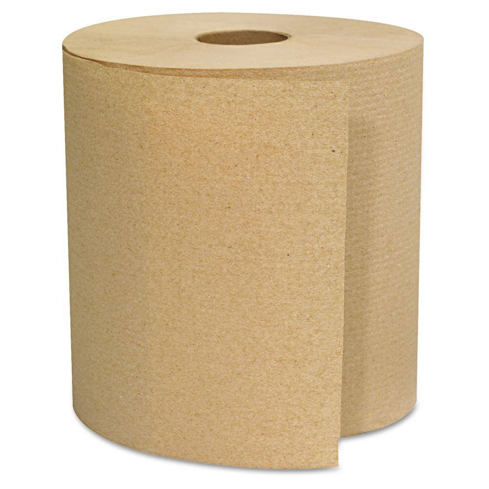 GEN Hardwound Towels Brown 1-Ply Brown 800ft (6 Rolls per Carton) GEN1825