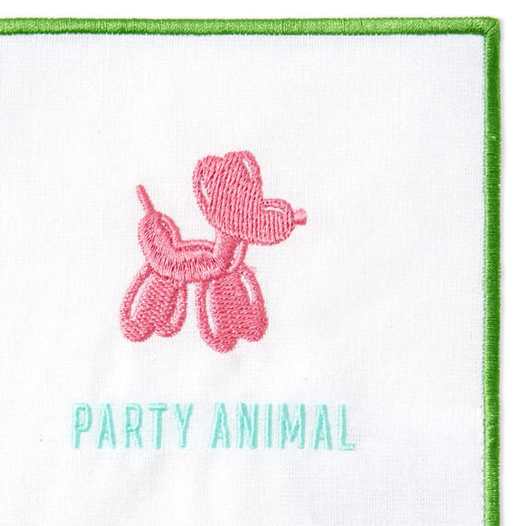 Hallmark  Piece of Cake Assorted Fabric Beverage Napkins, Set of 4