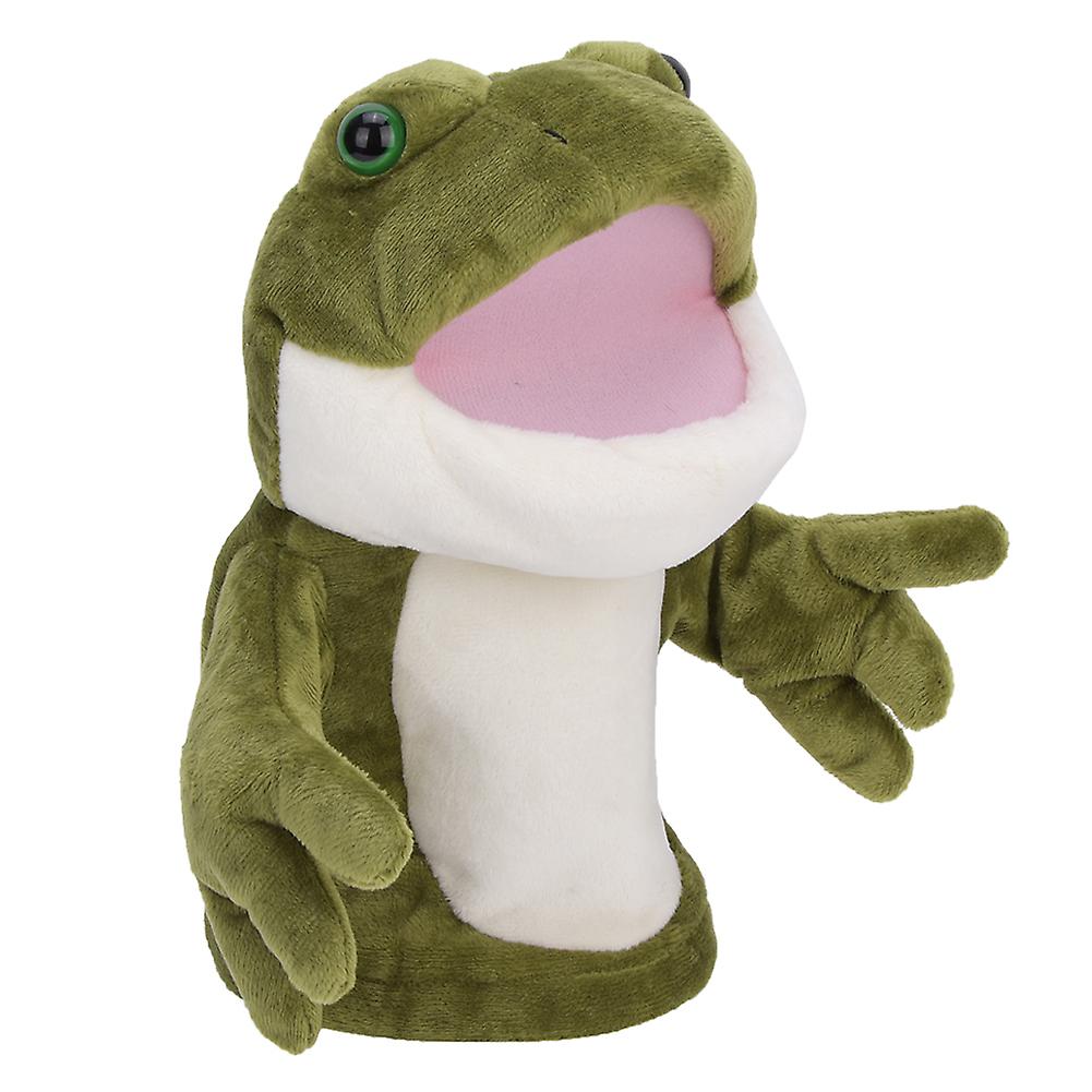 Cute Animals Frog Hand Puppets Story Time Short Plush Toys Dolls For Kid Babyfrog 30cm/11.8inch