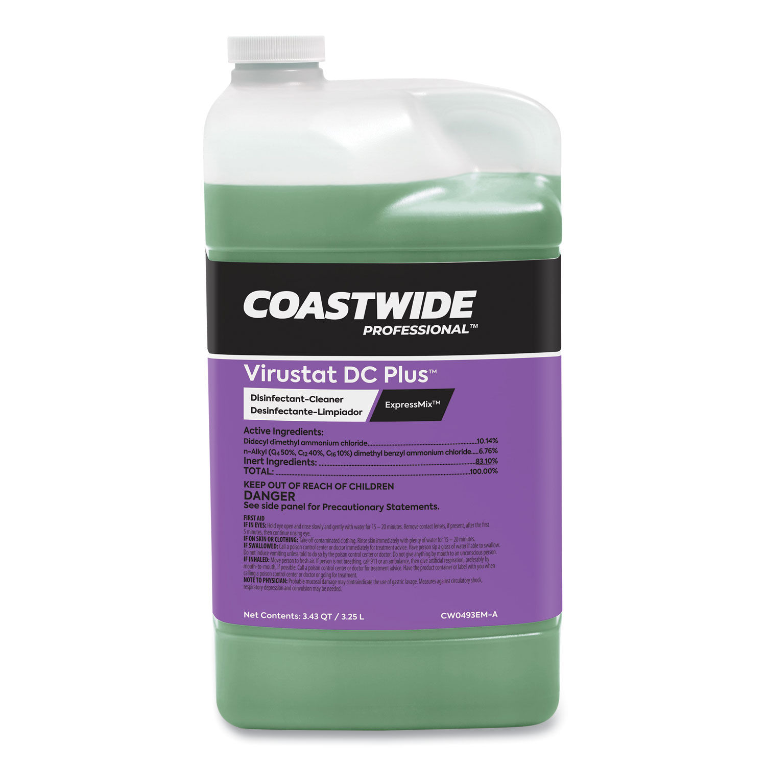 Virustat DC Plus Disinfectant-Cleaner Concentrate for ExpressMix Systems by Coastwide Professionalandtrade; CWZ24321403