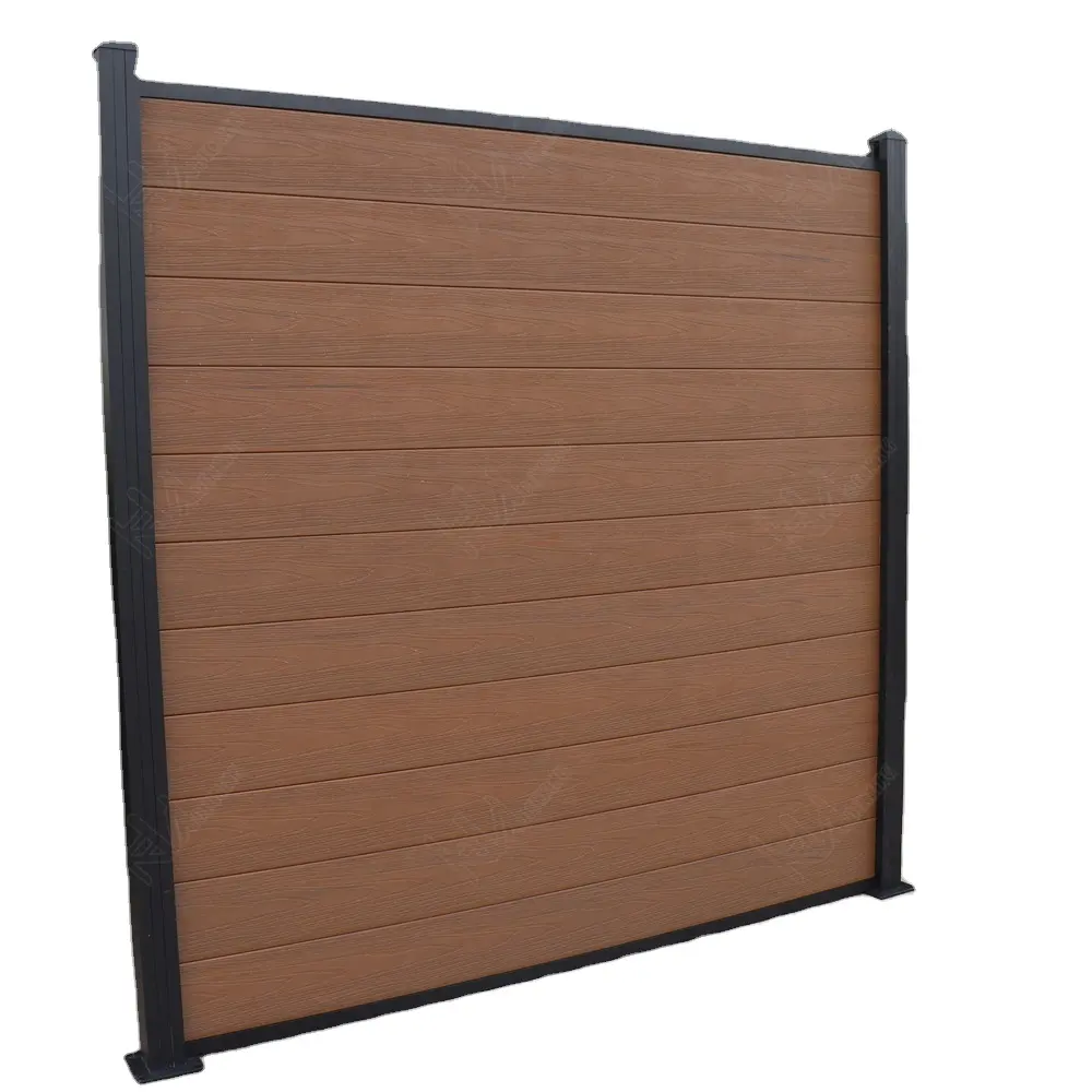 Fence Panels Outdoor Aluminum Post Wood Plastic vinyl Fencing Composite Eco friendly Panels Backyard