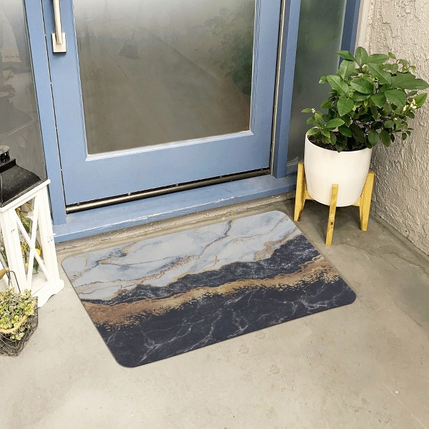 Unique Bargains Outdoor All Weather Resistant Washable Porch Decorations Shoe Mat Doormat