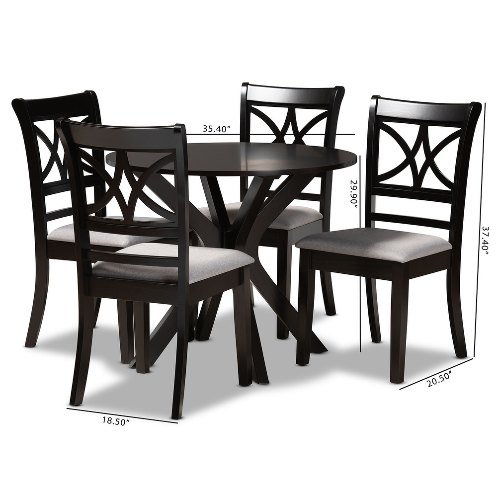 Julia Modern and Contemporary 5 Piece Dining Set