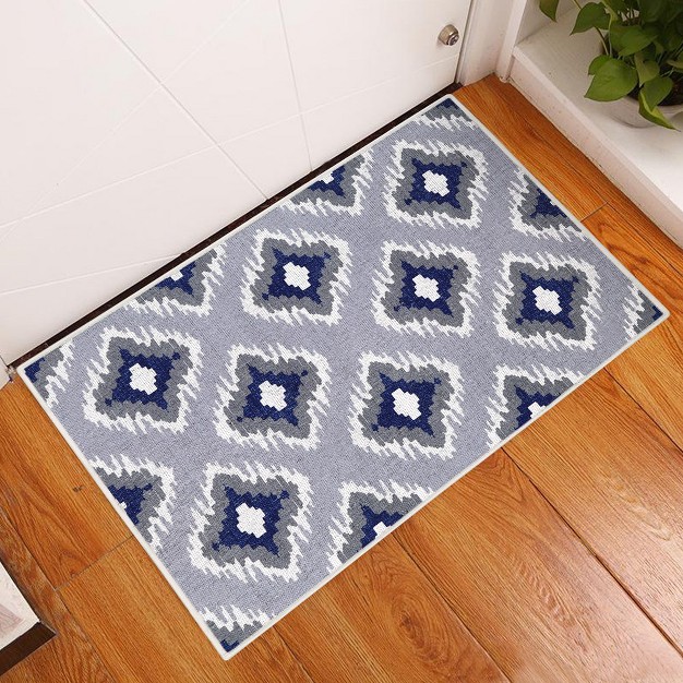 Sussexhome Tetra Collection Cotton Heavy Duty Low Pile Area Rug 2 x27 X 3 x27