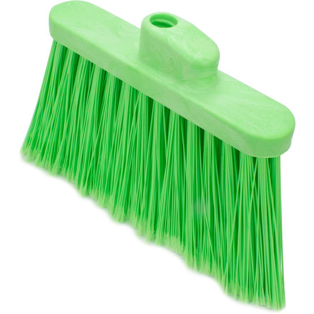 CFS Brands Sparta 12 in. Lime Polypropylene Flagged Upright Broom Head (12-Pack) 36867EC75