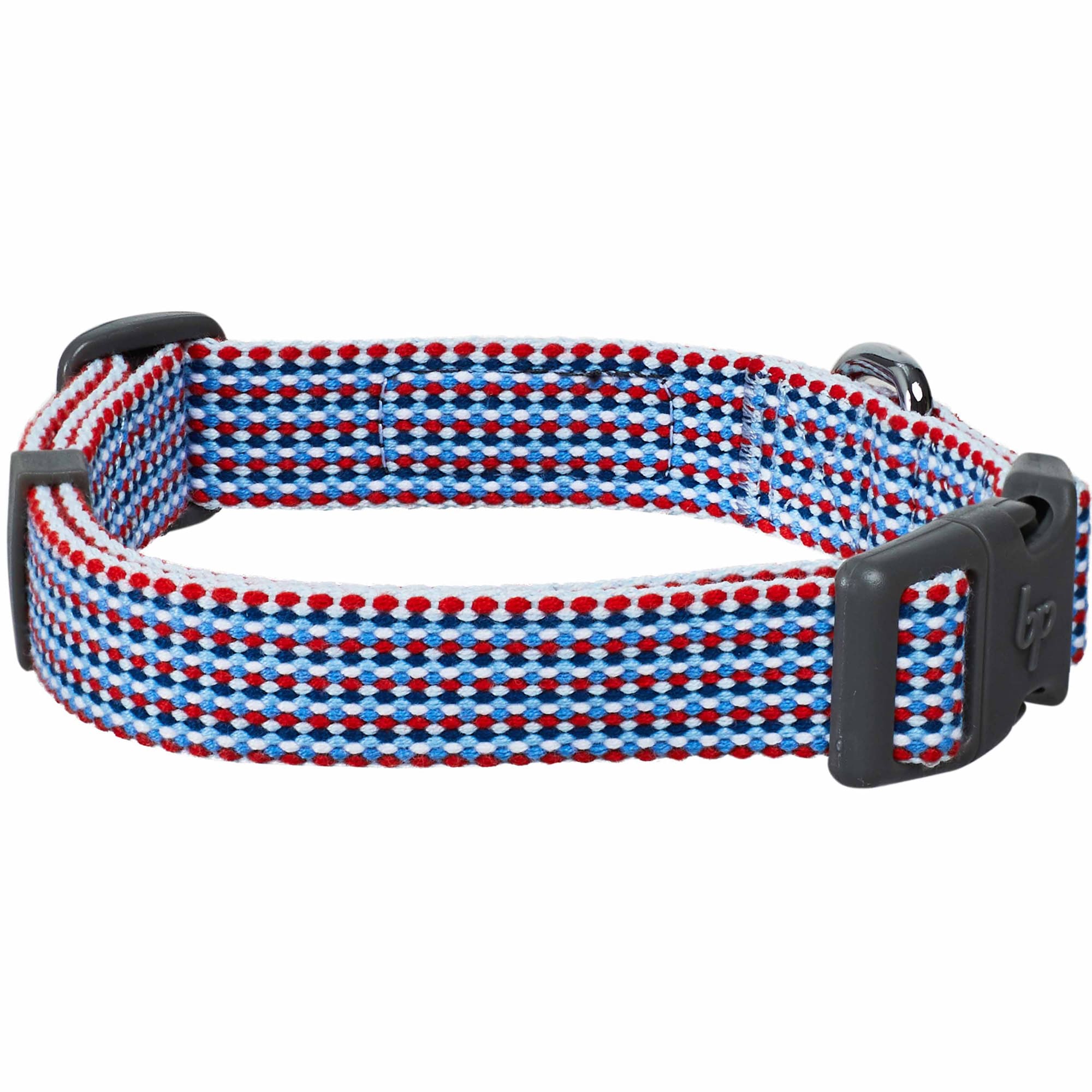 Blueberry Pet Multicolor Braids Adjustable Dog Collar， Large