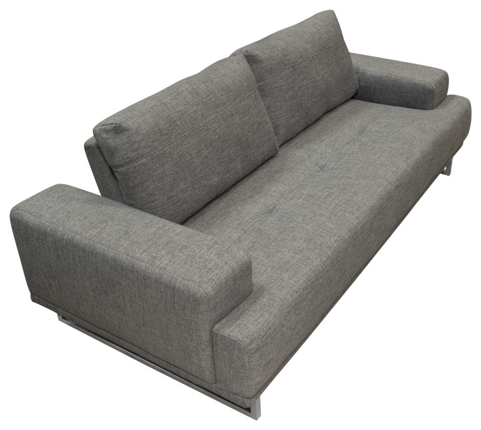 Russo Sofa With Adjustable Seat Backs  Fabric   Contemporary   Sofas   by Diamond Sofa  Houzz