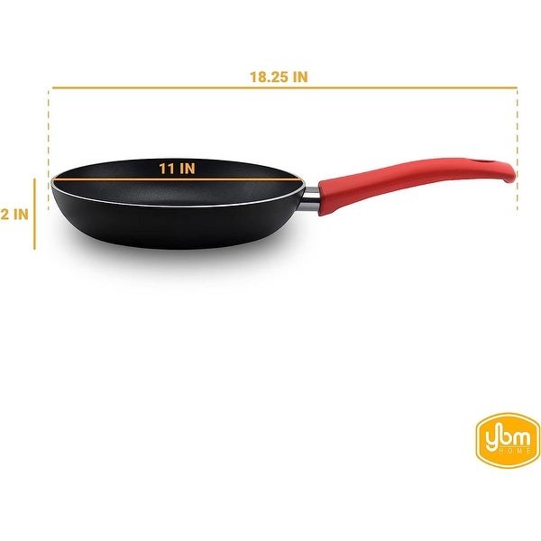 Ybm Home Teflon Classic Non Stick Frying Pan Skillet for Omelet