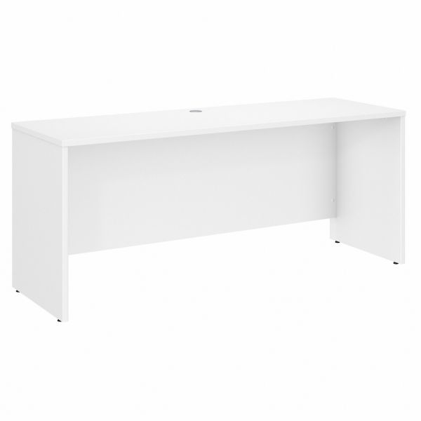 Bush Business Furniture Studio C 72W x 24D Credenza Desk in White