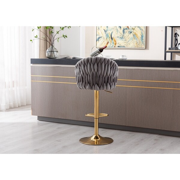 Bar Stools with Back and Footrest Counter Height