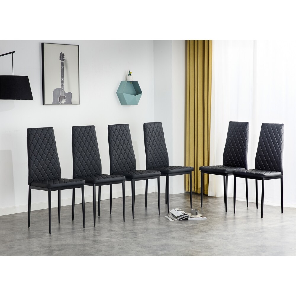 Dining chair set for 6