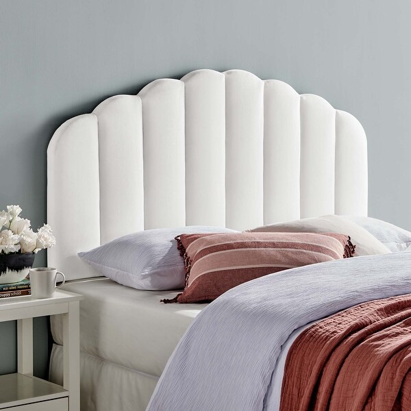 Veronique King/California King Performance Velvet Headboard - - 31640360