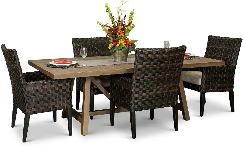 Sunset 5 Piece Patio Dining Set