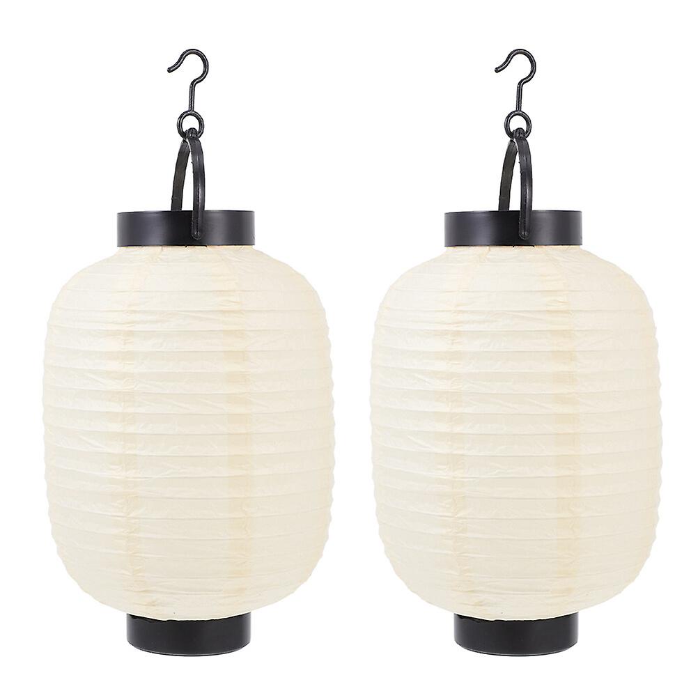 2pcs Paper Japanese Lantern Lamp Decorative Paper Hanging Japanese Lantern For Home