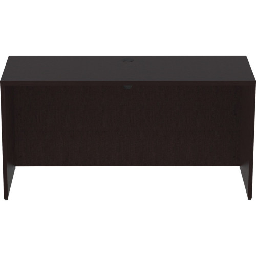 Lorell Essentials Espresso Laminate Credenza Shell (18213)