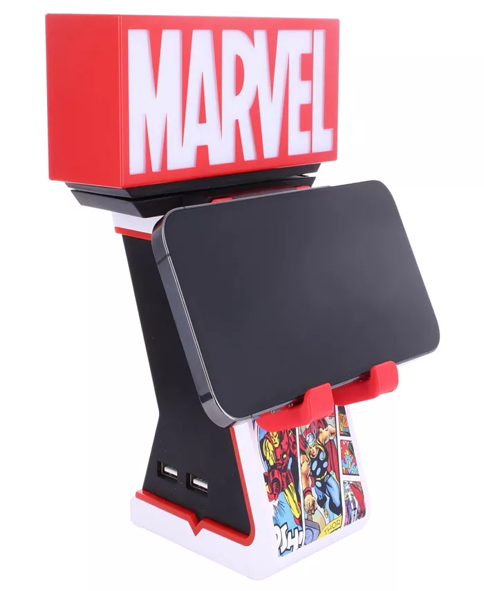 Exquisite Gaming Cable Guys Led Ikonsmarvel Red Brick Logo - Charging Phone Controller Holder