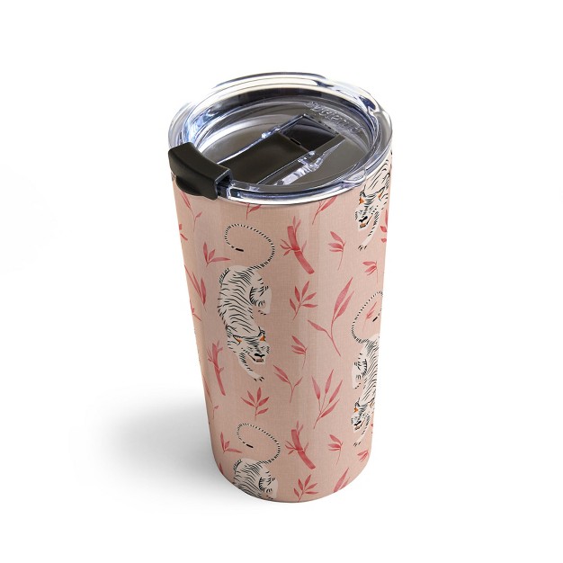 Caroline Okun Stalking Siberian Rose 20 Oz Stainless Steel Travel Mug Deny Designs