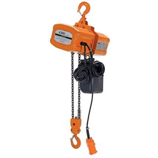 Vestil 4000 lbs. Capacity 1-Phase Economy Chain Hoist with Container H-4000-1