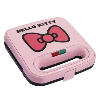 Uncanny Brands Hello Kitty 900W Pink Sandwich Maker PP-KIT-HK2