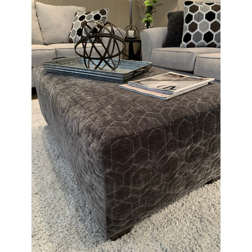 Roundhill Furniture Camero Fabric Cocktail Ottoman