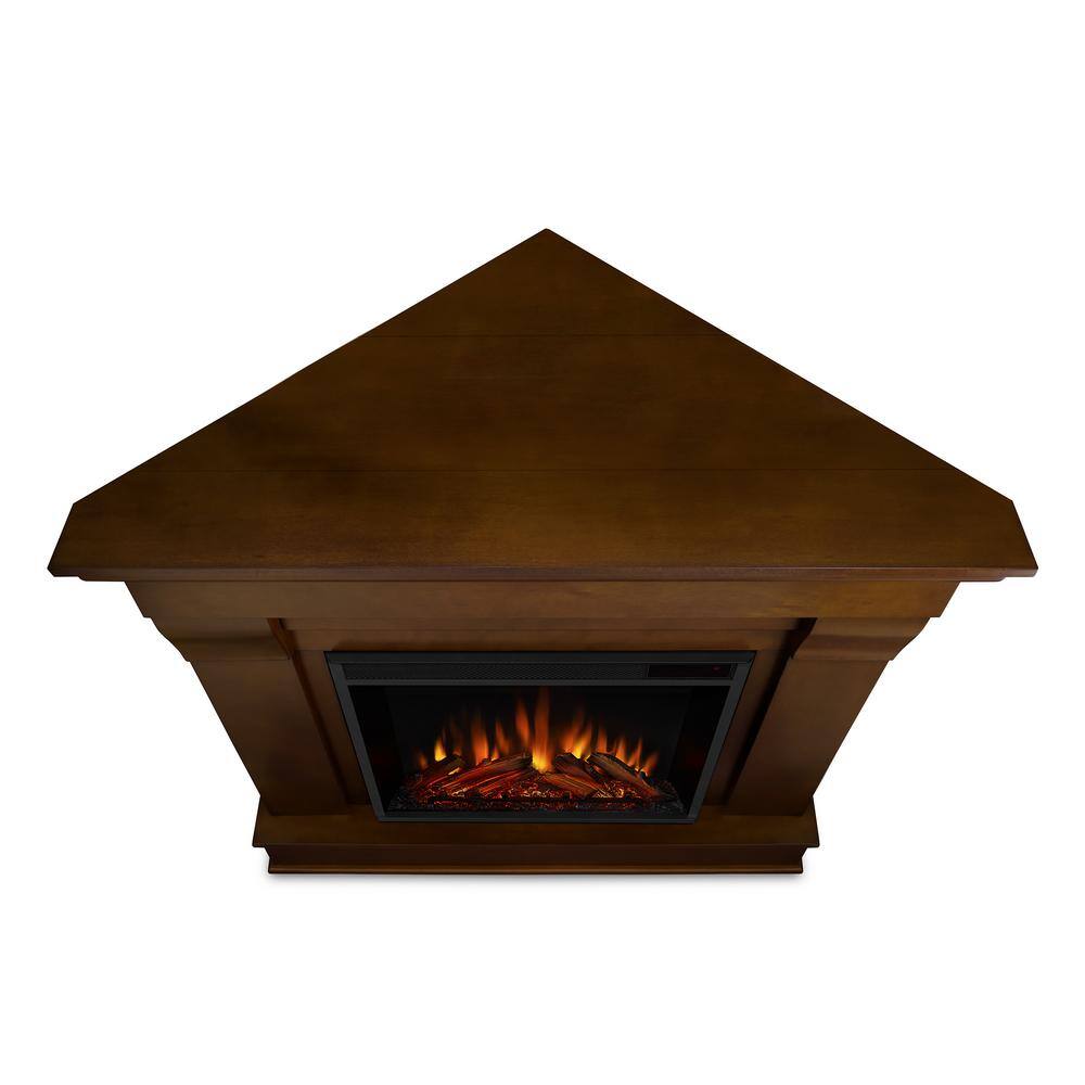 Real Flame Chateau 41 in. Corner Electric Fireplace in Espresso 5950E-E