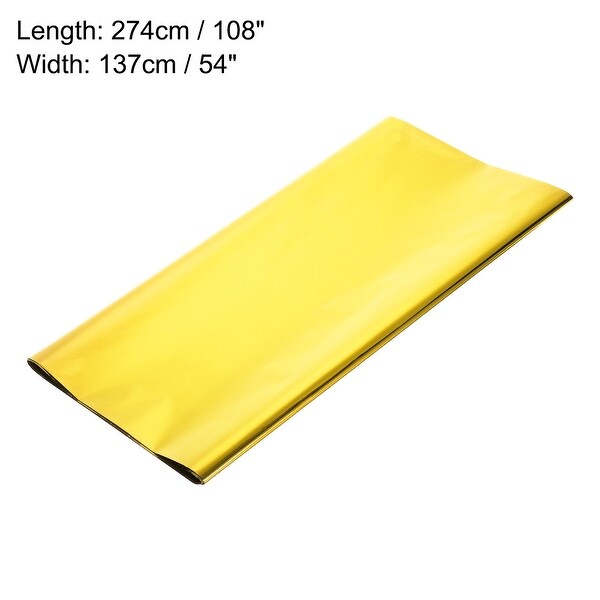 3 Pack Disposable Plastic Tablecloths 54x108