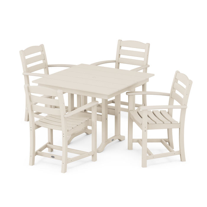 Polywood La Casa Café 5-Piece Farmhouse Dining Set PWS1146-1