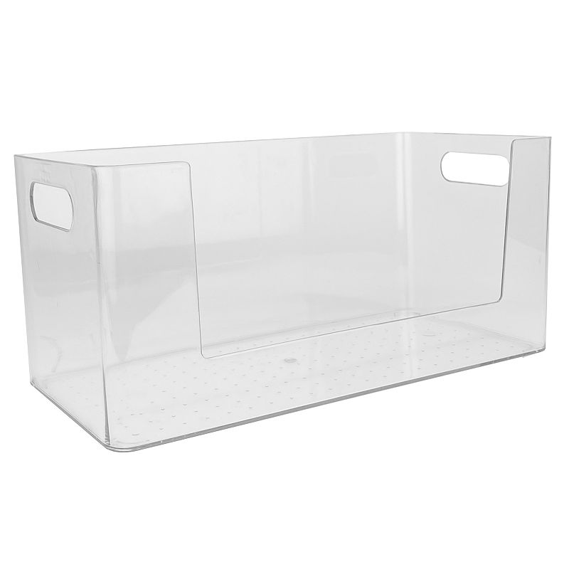 Belle Maison Clear Large Storage Bin 2-piece Set