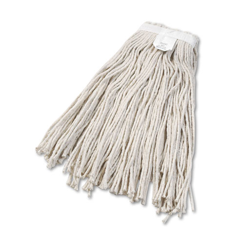 Boardwalk Cut-End Wet Mop Head | Cotton， No. 24， White | UNS2024C-EA