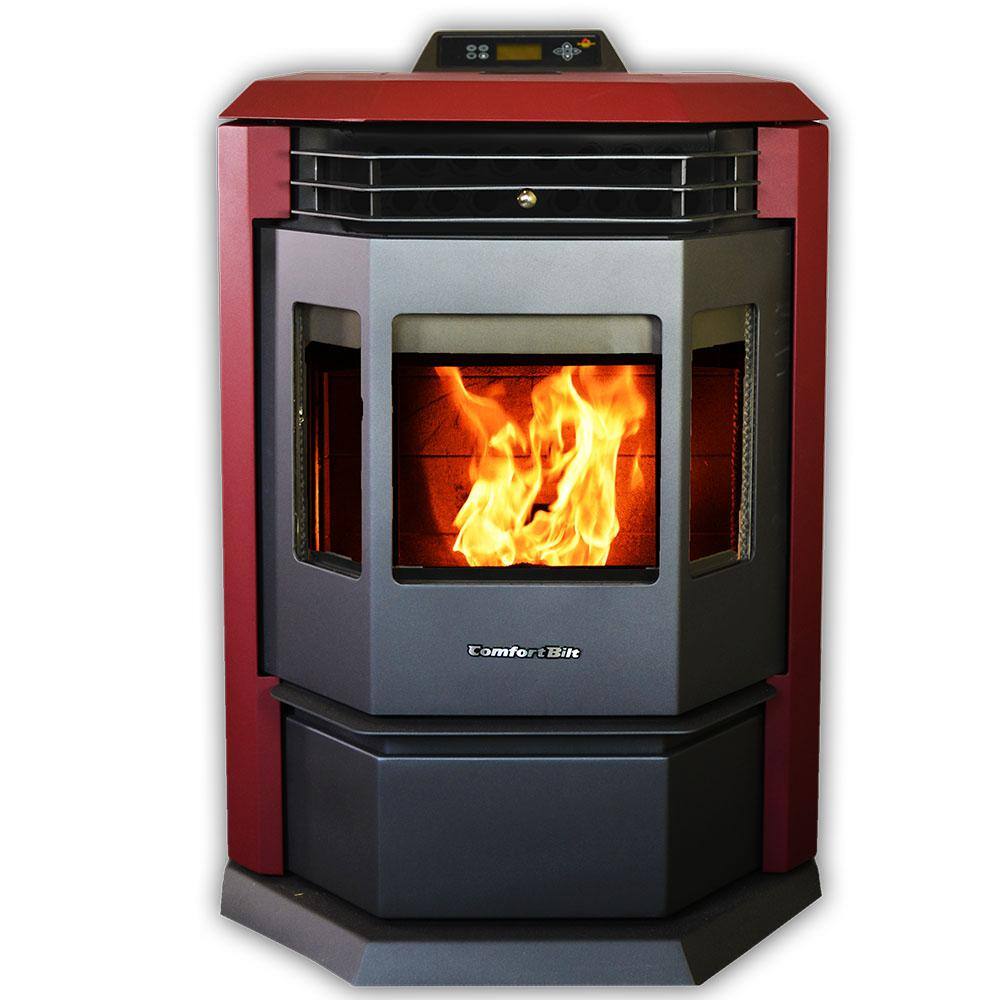 ComfortBilt HP22 Pellet Stove 2800 sq ft EPA Certified in Burgundy HP22-Burgundy