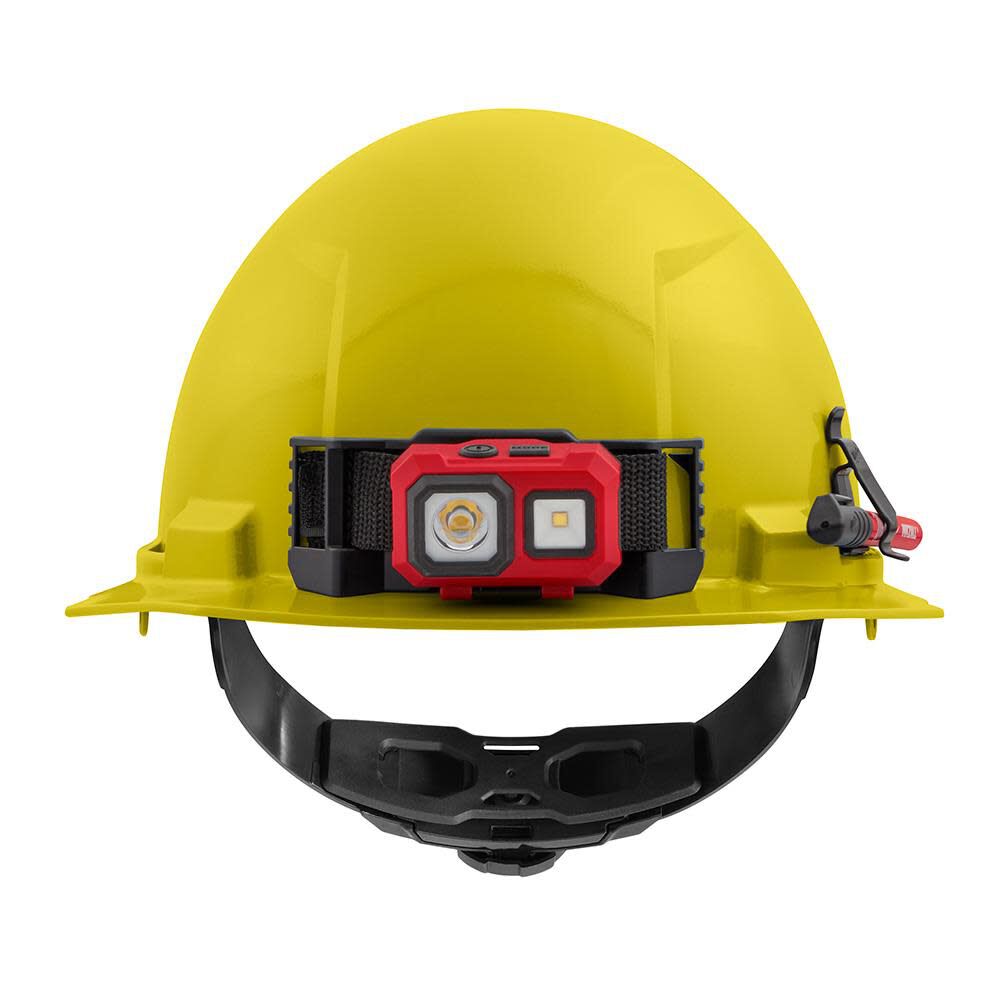 MW Yellow Front Brim Hard Hat with 4pt Ratcheting Suspension Type 1 Class E 48-73-1102 from MW