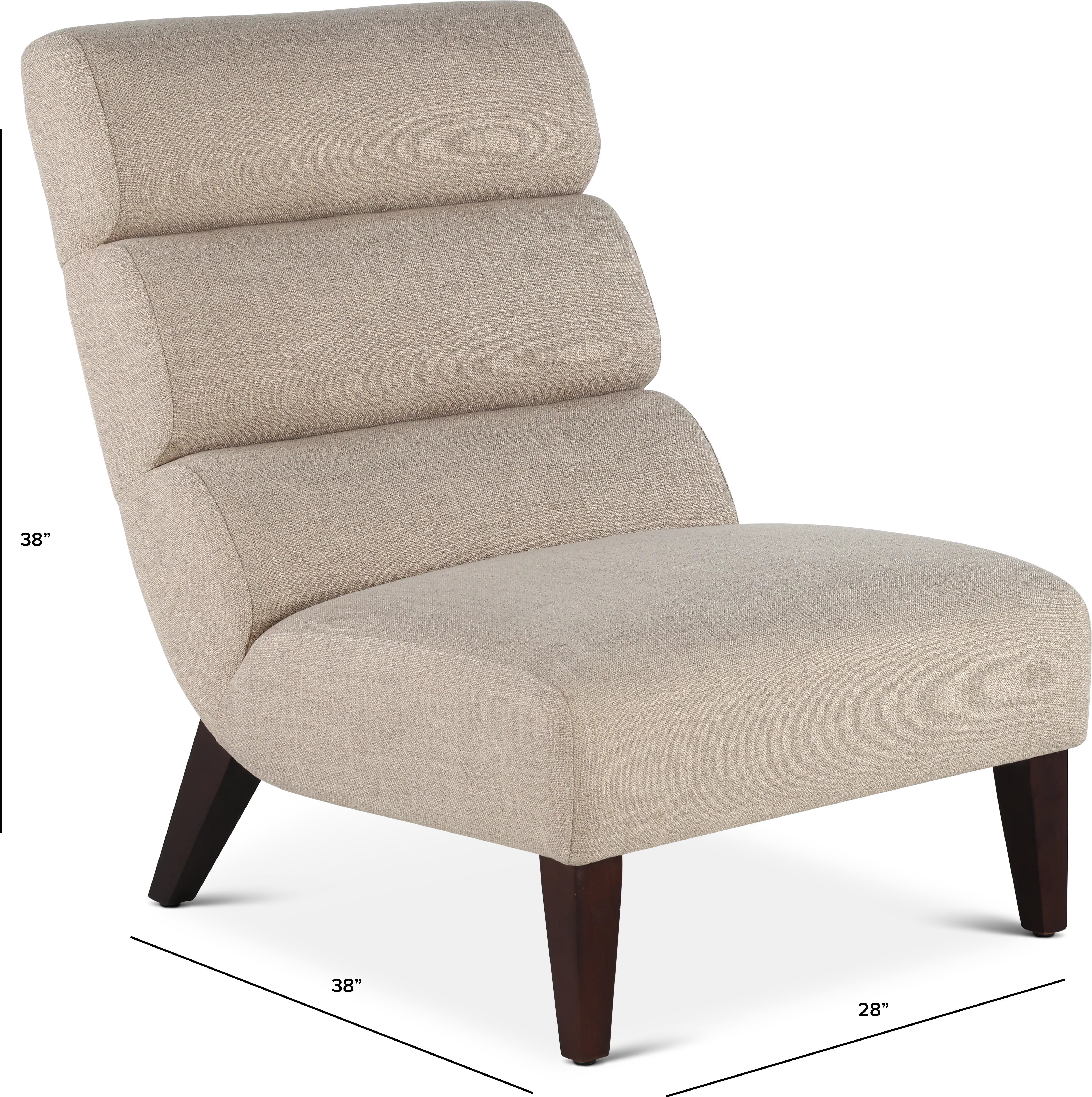 Effie Flax Tan Accent Chair