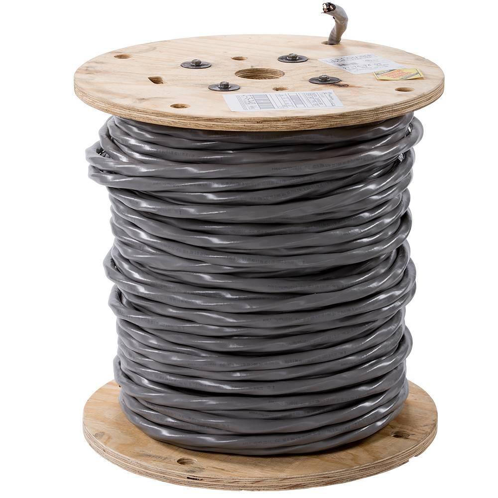 Southwire 500 ft. 3-3-3-5 Gray Standed CU SER Cable 27757403