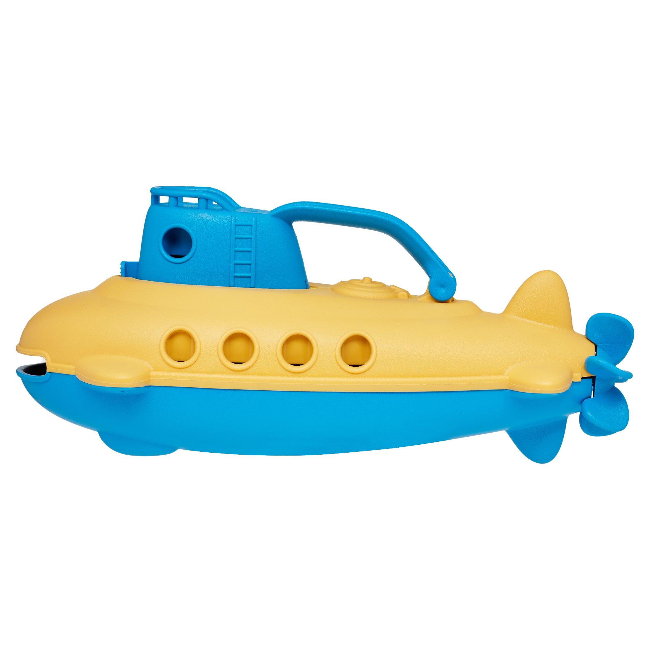 Green Toys Submarine Bath Toy， Blue Cabin， for Unisex Infants 6 Months+